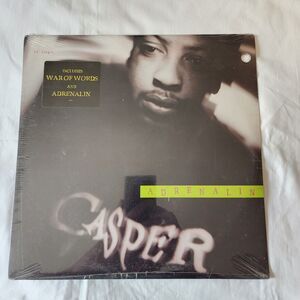 CASPER "ADRENALIN / WAR OF WORDS" 1991 VINYL 12" SINGLE 5 TRACKS ~RARE~ SEALED!